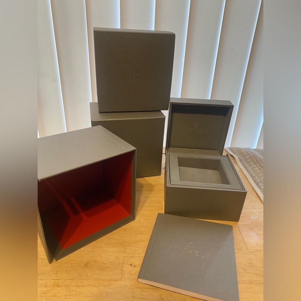 New Empty Michele Watch Box